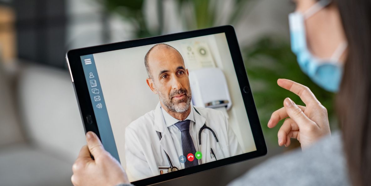 Videoconsulta médica con intérprete